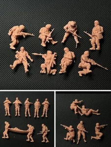 1/72 WW II Soviet "Troops Rescue and attack stance" 22 man (3D printed soldier) - Picture 1 of 4
