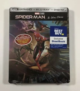 Spider-Man: No Way Home 4K/Blu-ray/Digital Steelbook FIRST PRINT Shipped In Box - Picture 1 of 8