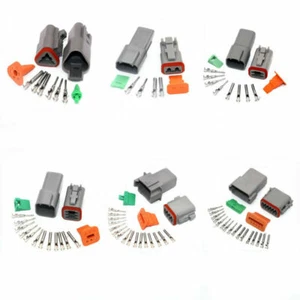 DT Series 2 3 4 6 8 12 pin kit connettore auto tedesco maschio donna spina impermeabile - Foto 1 di 28