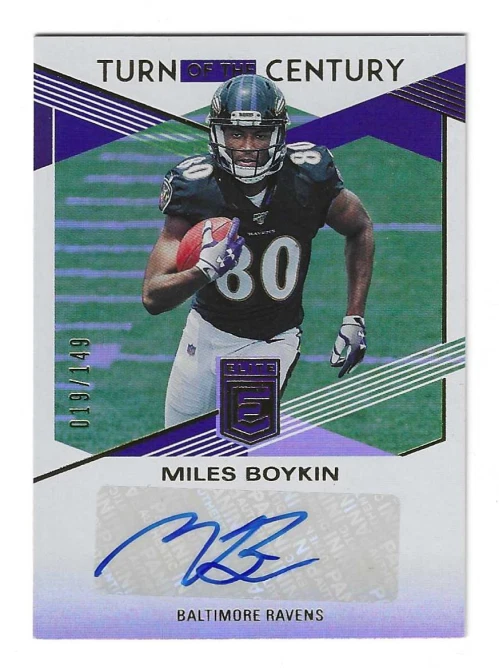 2019 Elite Turn of the Century Autographs #27 Miles Boykin Auto /149 - NM-MT - Image 1 of 1
