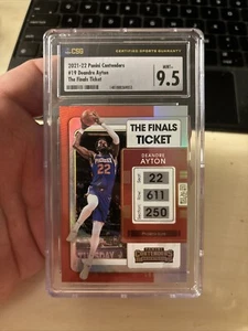 2021-22 CSG/CGC 9.5 Contenders The Finals Ticket /49 DeAndre Ayton #19 Lakers - Picture 1 of 3