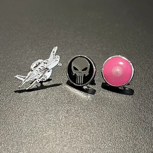 3 Pieces Lapel Pin Set Fancy Men Suit Brooches - Picture 1 of 4