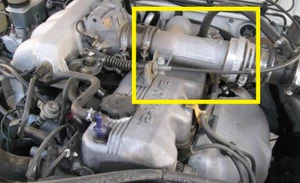 10/1990 to 12/2006 Ford PC PD PE PG PH Courier Mazda B2600 Bravo Air intake pipe - Picture 1 of 7