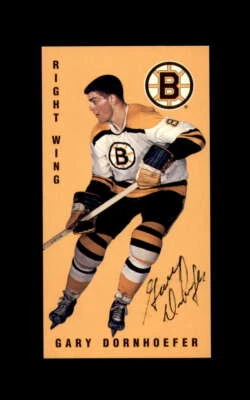 Gary Dornhoefer Hand Signed 1994 Parkhurst Tall Boys Boston Bruins Autograph - Image 1 of 2