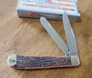 CASE XX 49953 New Color Wash Valley Jig Bone Handle 2 Bld Trapper Knife/Knives - Picture 1 of 1