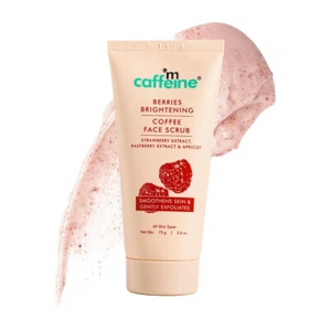 mcaffeine Berries Brightening Coffee Face Scrub For Glowing Skin 75 gm - Picture 1 of 8