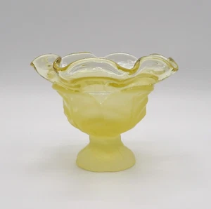 CABBAGE LEAF YELLOW BY L. G. WRIGHT ROUND COMPOTE EC - Picture 1 of 8