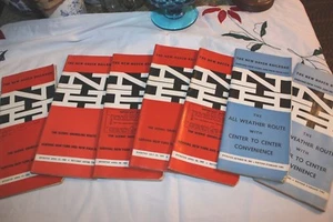 1958-1962 Lot o 7 New York New Haven Hartford Eisenbahn Fahrplan Karten Anzeigen Reisen  - Bild 1 von 6