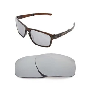 NEW POLARIZED SILVER ICE REPLACEMENT LENS FOR OAKLEY SLIVER ROUND SUNGLASSES - Picture 1 of 4