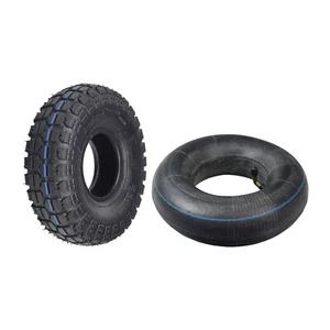 4.10/3.50-4 Tire and Tube Set with Knobby Tread for Scooter and Mini ATV - Picture 1 of 4
