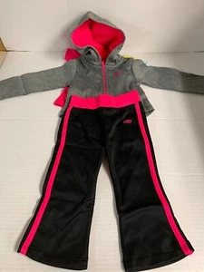 NWT Girls Toddler Skechers 3 Piece Outfit Shirt/hoodie/Joggers Size 18M - Picture 1 of 5