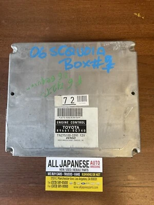 Toyota Sequoia 2006 4,7 L 89661-0C740 Foto 1 de 3