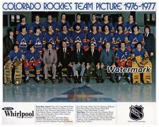 NHL 1976 - 77 Colorado Rockies Color Team Picture 8 X 10 Photo Picture