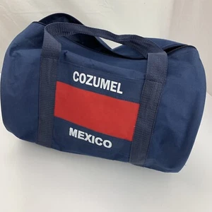 Cozumel Mexico Blue Tote Gym Bag 18" x 11" x 11" - Picture 1 of 6