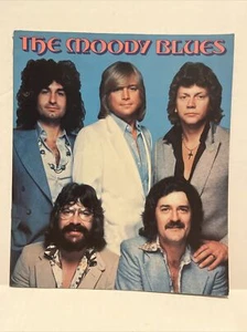 Programma originale 1978 1979 The Moody Blues Octave Tour Hayward Thomas Lodge Edge - Foto 1 di 3