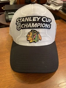 Chicago Blackhawks 2015 Stanley Cup Champions Reebok Face Off NHL Hat - Bild 1 von 11
