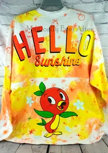 Disney EPCOT Flower & Garden Festival OrangeBird HELLO SUNSHINE Spirit Jersey LG - Picture 1 of 4