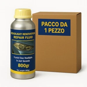 Rinnova Ripristino Fanali Ricarica 800gr Polimero Liquido lucidatura fari Auto - Foto 1 di 5
