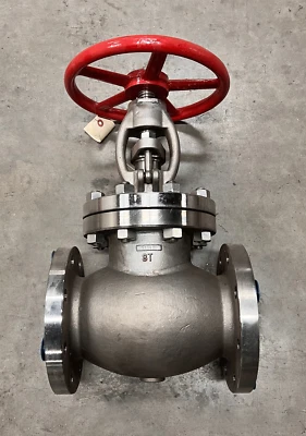 ALOYCO 4" Class 150 Stainless Steel CF8M 316SS Globe Valve Handwheel Raised Face - Image 1 of 4