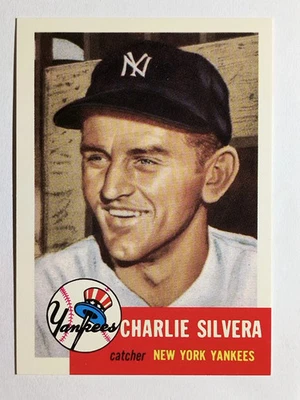 1991 Topps Archives '53 #242 Charlie Silvera - Image 1 of 2