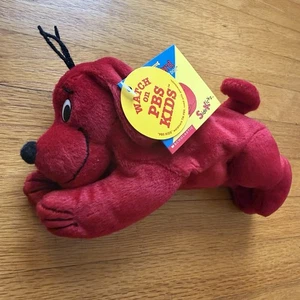 Vintage Clifford the Big Red Dog 1997 Plush 12" Scholastic Side Kicks Stuffed - Picture 1 of 12