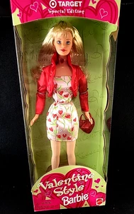 Barbie Doll Valentine Style 1998 Target Mattel New In Box - Picture 1 of 4