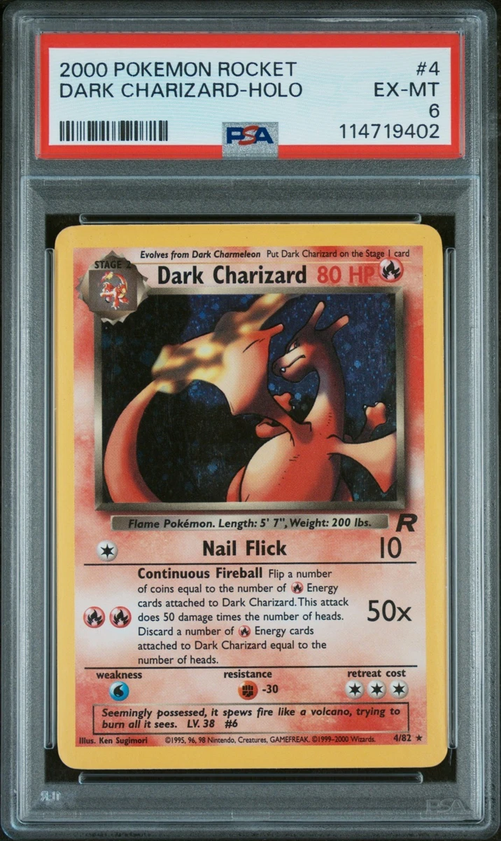 Charizard Pokémon TCG Professional Sports Authenticator (PSA) Team