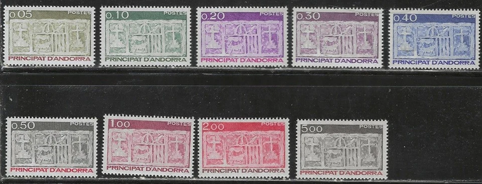 French Andorra Scott 310-8 MNH LotBDP36089 - Image 1 of 1