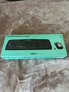 Logitech Full Size Wireless Keyboard + Mouse Combo (SEALED) - Picture 1 of 5
