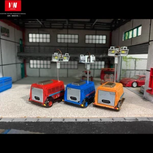 Diorama 1/64 Mobile Lighting Machine Model Set Garage Workshop Scene Model Prop - Picture 1 of 22