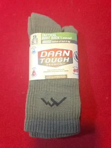 NEW Darn Tough Tactical Merino Wool S Small Socks Unisex Foliage Green - Picture 1 of 4