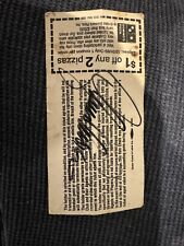 Lance Parrish Autographed Game Ticket Detroit Tigers California Angels