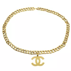 Chanel CC Chain Belt Gold Small Good 93A 124643 - Picture 1 of 4