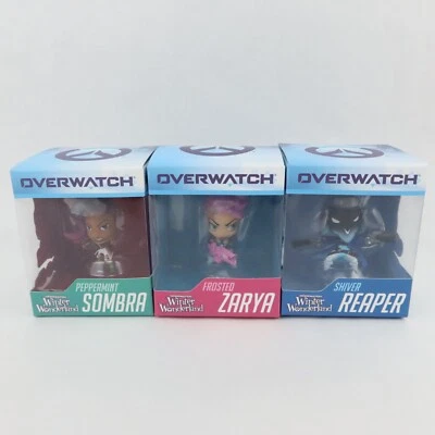 Overwatch Reaper Zarya Sombra Figures Winter Wonderland Cute But Deadly Lot NEW - Image 1 of 4