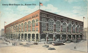 Emery, Bird, Thayer .Co  Petticoat Lane Kansas City, MO Vtg 1910's Postcard - Picture 1 of 2