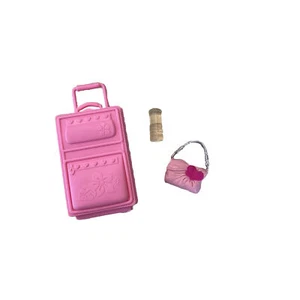 Vintage Mattel Barbie Puppe Reiseset 2001 Öffnung Koffer Tasche Trinkflasche 3tlg - Bild 1 von 4