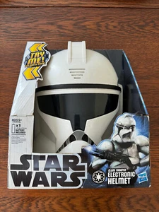 2012 Hasbro STAR WARS CLONE TROOPER ELECTRONIC HELMET - NEW IN PACKAGING - READ - Picture 1 of 6