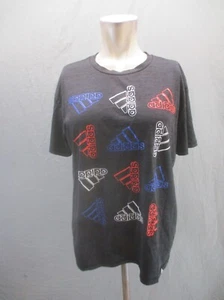 ADIDAS PRIMEGREEN Size XL (18-20) Boys Print Short Sleeve Athletic T-Shirt 536 - Picture 1 of 8
