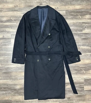 Canali Tony Mancino Mens Long Overcoat 85% Lana Wool 15% Cashmere 48R Made Italy - Image 1 of 4