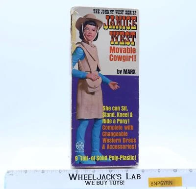 Figura de acción Janice West 100 % completa Best of the West Johnny West Marx Foto 1 de 4