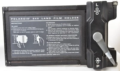 Polaroid 545 4X5 Film Holder Back works with Polaroid, Readyload & Quickload - Image 1 of 3
