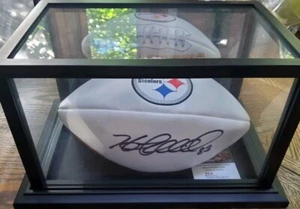NICE Autographed Steelers Heath Miller Full Size Logo Football JSA NFL Display - Picture 1 of 6
