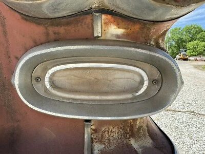 1958 Pontiac Star Chief Passenger Right Chrome Reverse Lamp / Bezel / Housing - Image 1 of 3