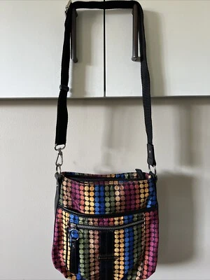 Bolso de Hombro Franco Sarto Multicolor Estampado de Lunares Bandolera de Nylon Foto 1 de 4