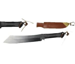 Rambo Machete Knife 28.5cm Blade Sheath Camping Tactical Pig Outdoor Army Bowie