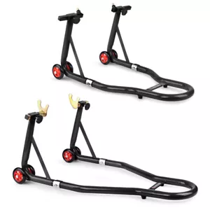 Motorrad Montageständer Ständer Vorderrad Hinterrad universal schwarz - Bild 1 von 7