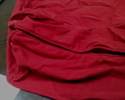 Sofá Cadeira Pottery Barn Westport SOMENTE CAPA OTOMANA Cardinal Lona Vermelha - Imagem 1 de 4