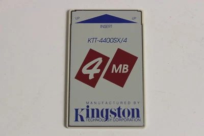 KINGSTON KTT-4400SX/4 4MB CREDIT CARD MEMORY TOSHIBA PC-PA2004U T4400 - Image 1 of 3