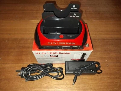 All In 1 HDD 876C Multi-Function SATA Drive Docking Station + Card Reader - Image 1 of 3