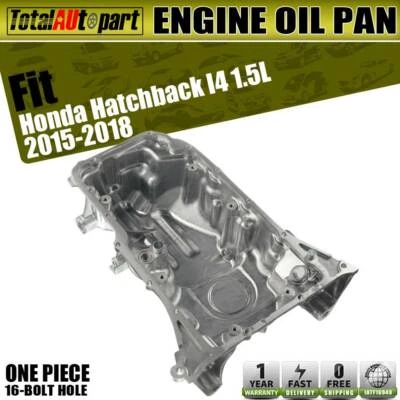 Pan de aceite del motor para Honda Fit 2015-2018 L4 1,5 L hatchback HOP34A 11200-5R0-000 Foto 1 de 4